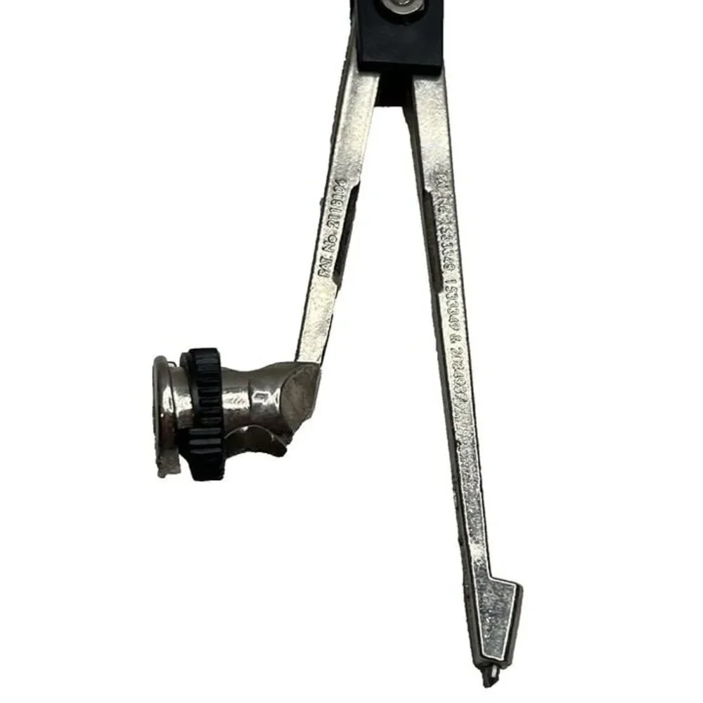 Helix Precision Compass Adjustable Locking Mechanism Technical Drawing /Geometry - Picture 3 of 5